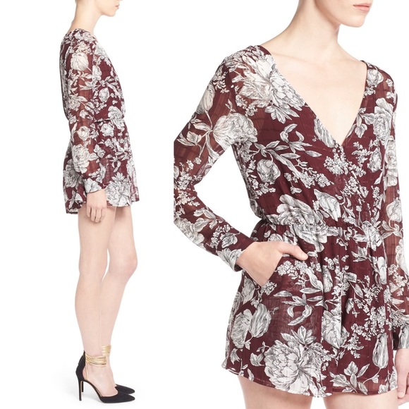 ASTR Surplice Back Romper - Picture 2 of 2